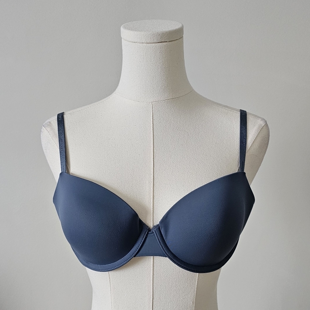 La vie en rose lightly lined Women's Blue Bra 34c